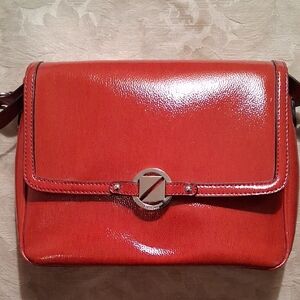 Nine West Shiny Red Crossbody Bag